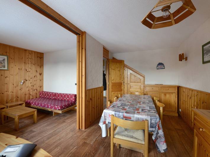 Ganze Wohnung, Geräumige Maisonette-Wohnung · Nahe Pisten · 8 Pers · Mont-Blanc Blick in Bellentre, La Plagne-Tarentaise