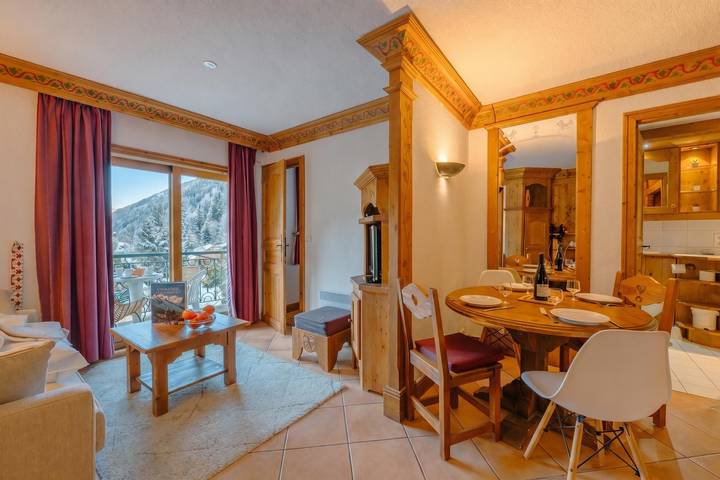 Apartamento entero, Mont blanc view with private sauna in Argentière, Chamonix-Mont-Blanc