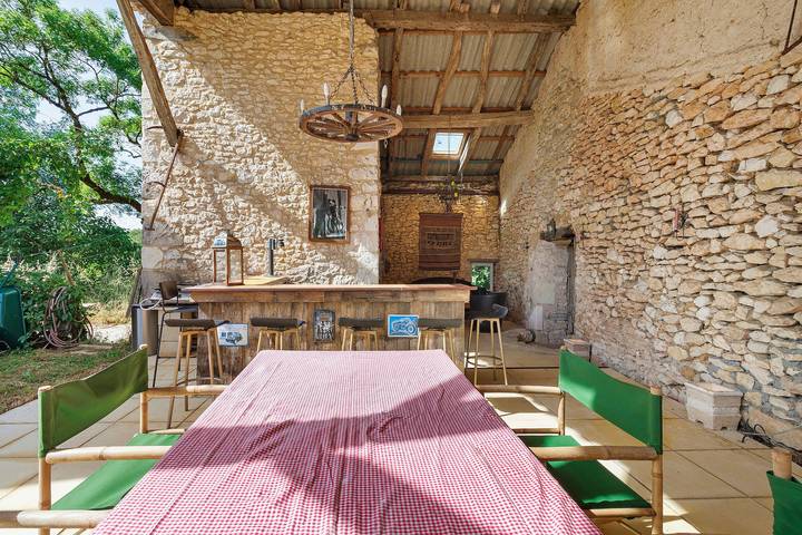 Location de vacances pour 10 personnes, avec jardin et vue sur le lac à Monflanquin - 2