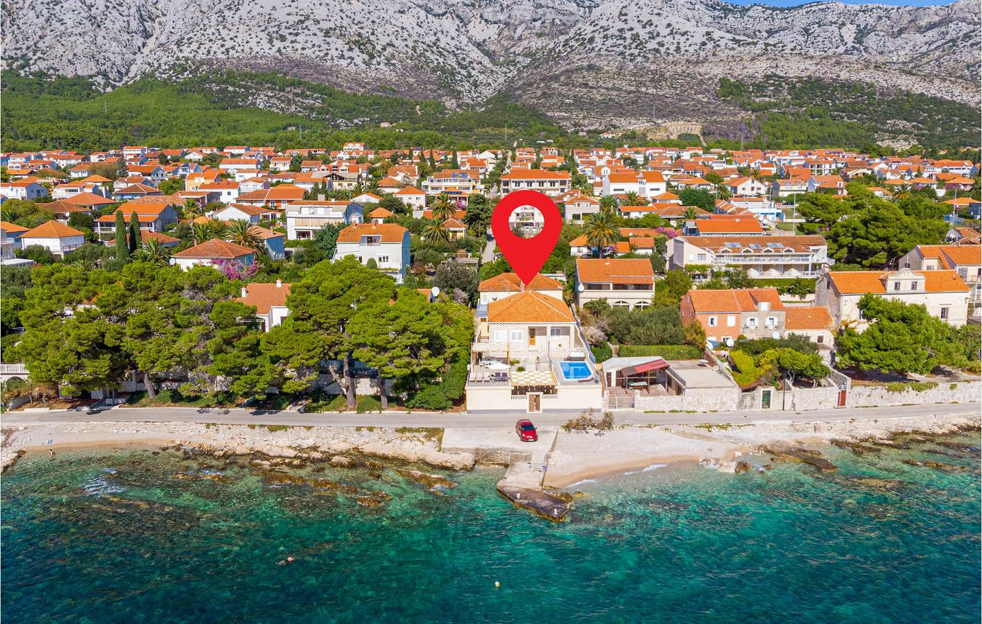 Ferienhaus für 8 Personen mit Pool in Orebic, Peljesac