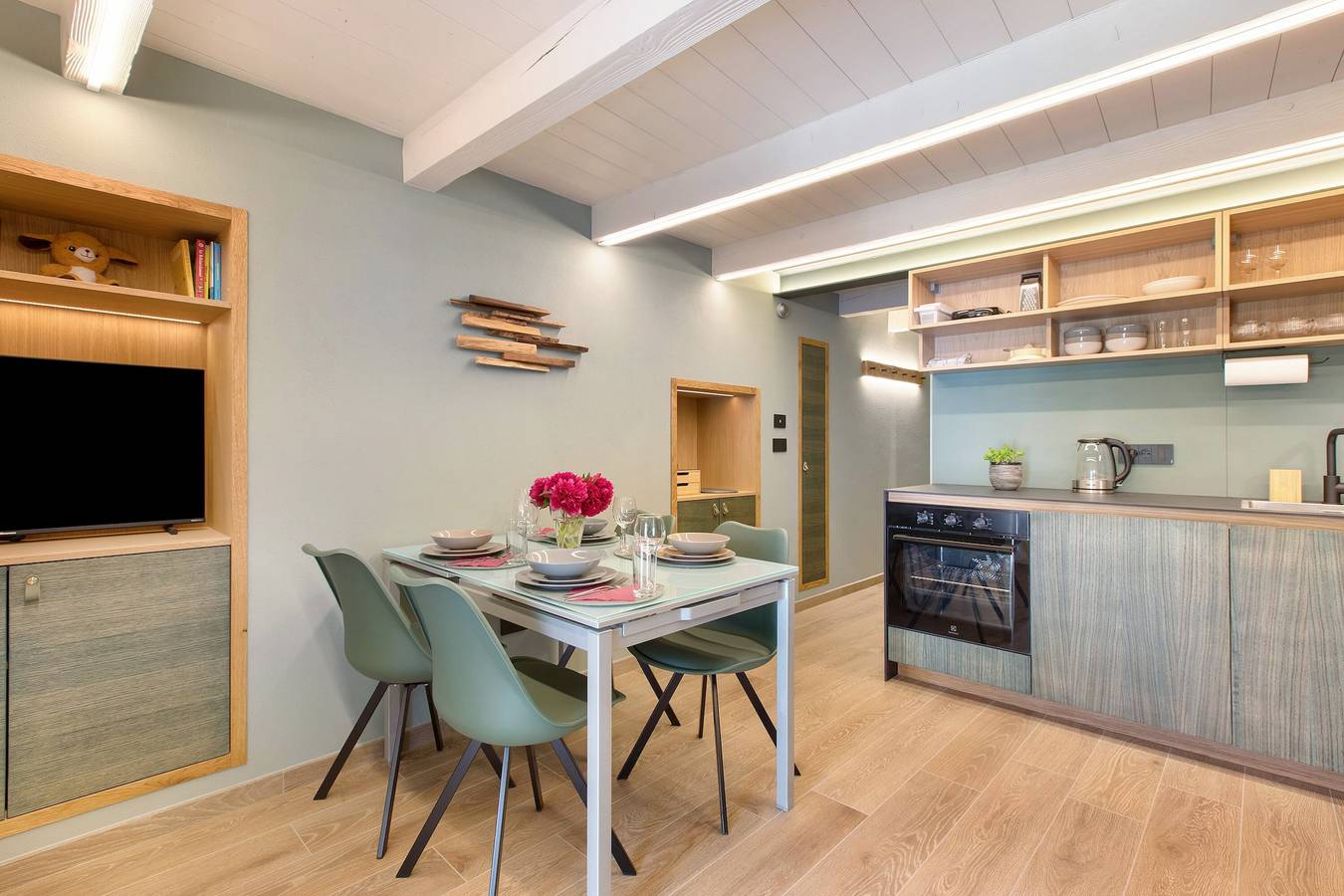 Ganze Wohnung, Apartment 'Appartamento 4' mit Bergblick, Wlan und Klimaanlage in Aosta, Walliser Alpen