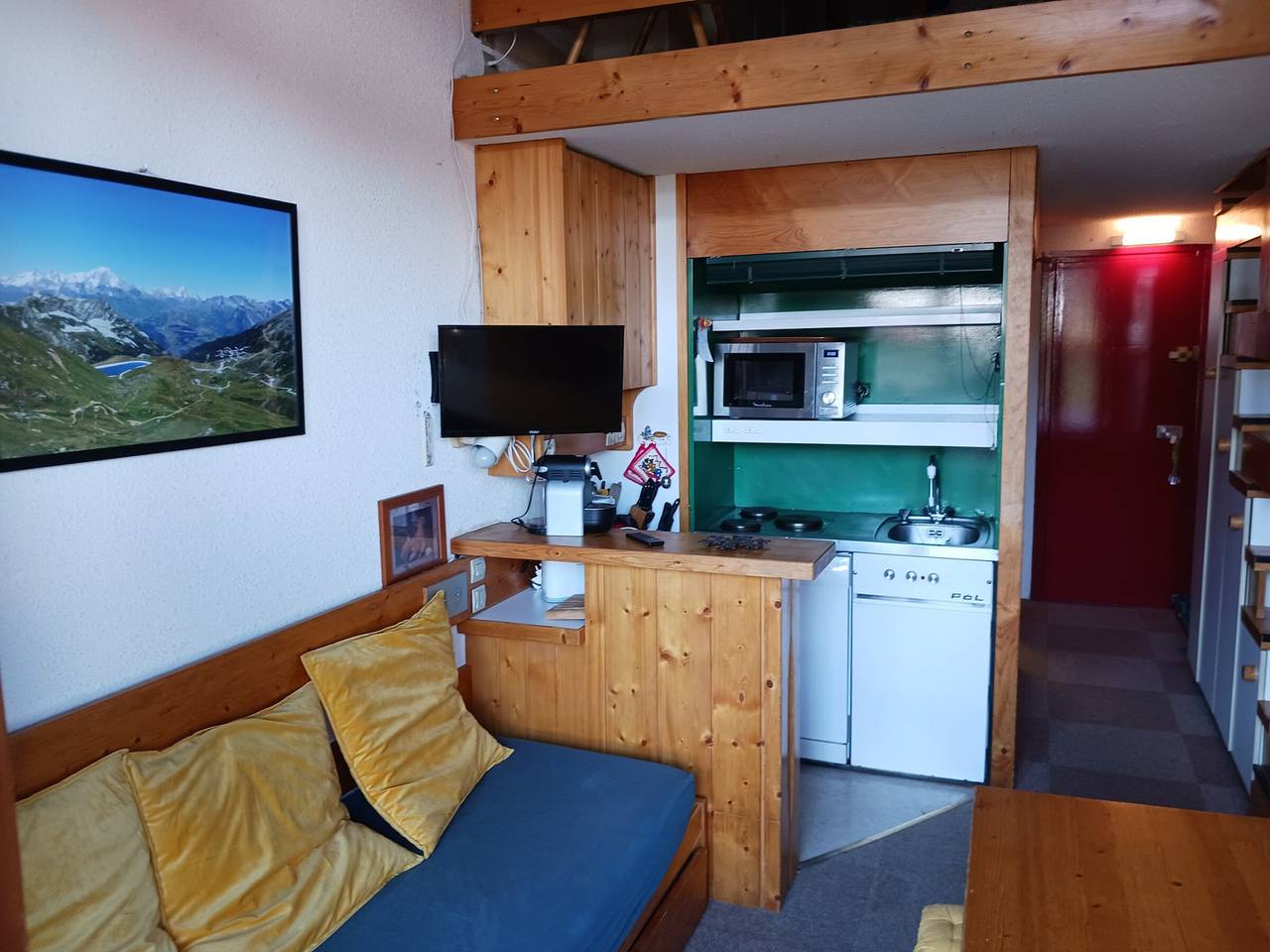 Ganze Wohnung, Studio mit Mezzanine für 5 Personen in Arcs 1800, Haustiere erlaubt in Arc 1800, Bourg-Saint-Maurice