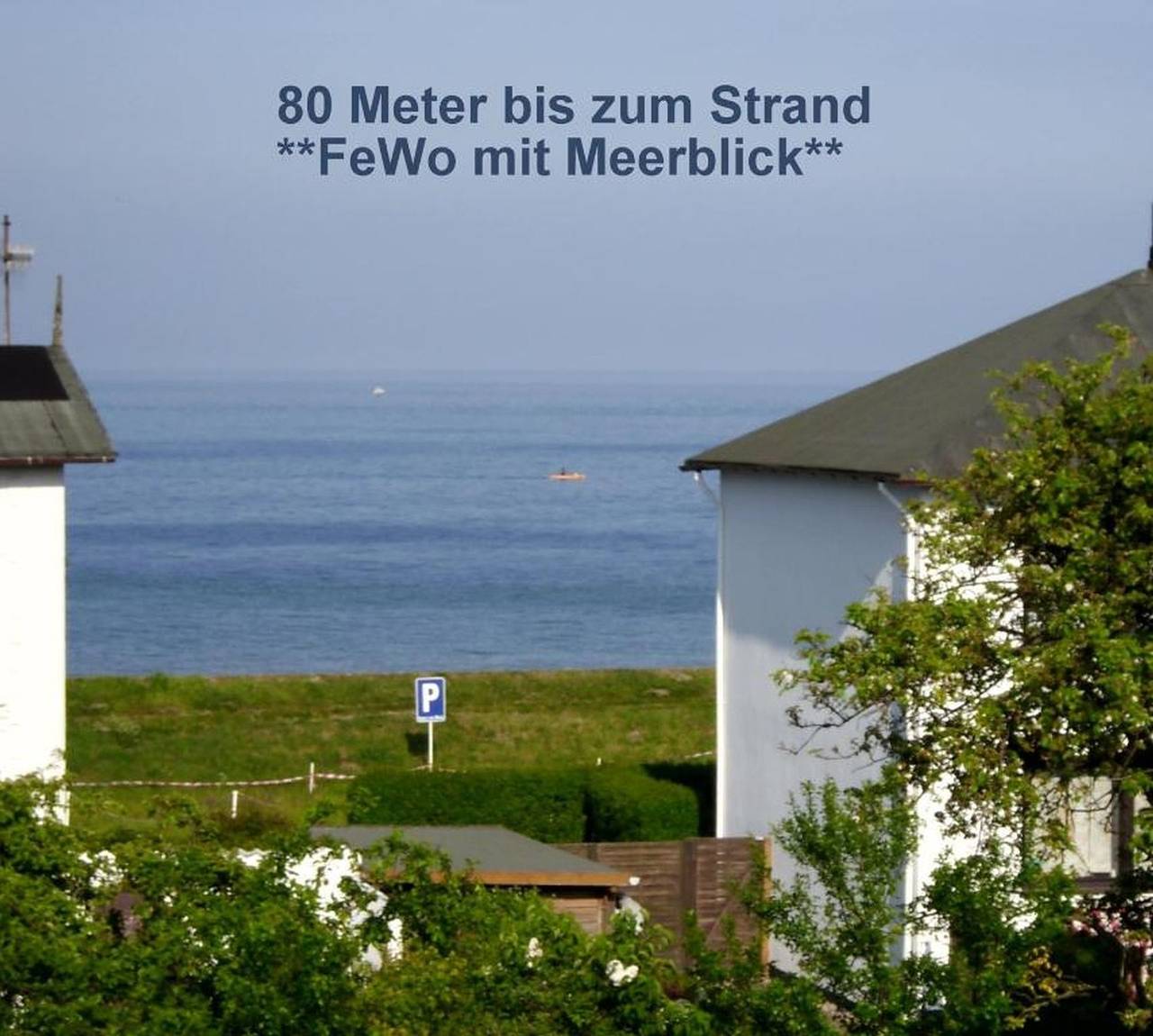 Apartamento vacacional entero, Haus Seeblick Ferienwohnungen mit Meerblick - Fewo 2 / Dünengras mit Balkon - sehr strandnah in Strand Dahme, Dahme
