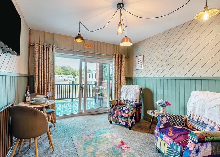 Log cabin for 2 people in Lincolnshire