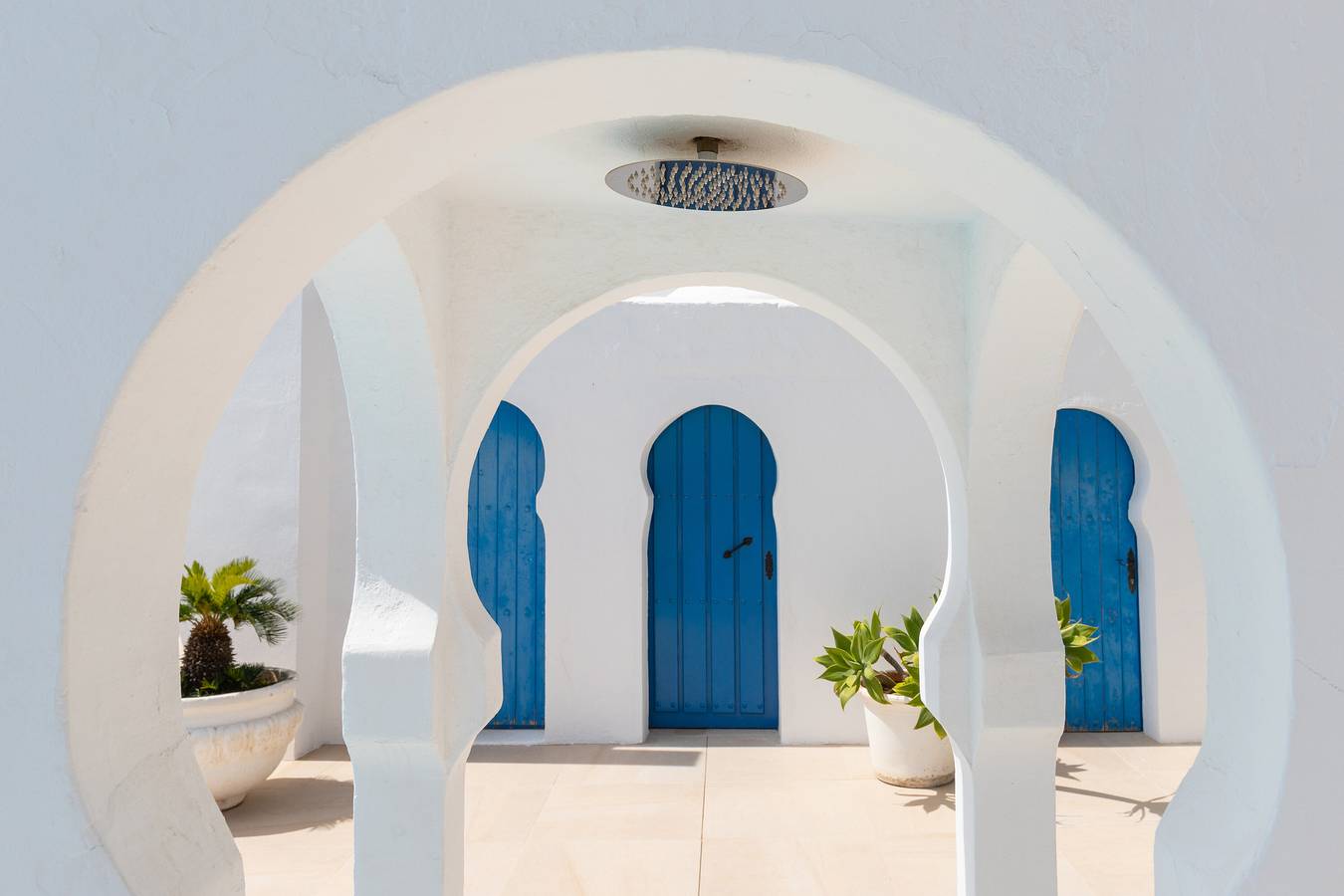 Gehele studio, Studio 'Luxury Mauresque Orquidea', Wi-Fi en airconditioning in de Riad Mauresque van Torremolinos in Torremolinos, Costa del Sol