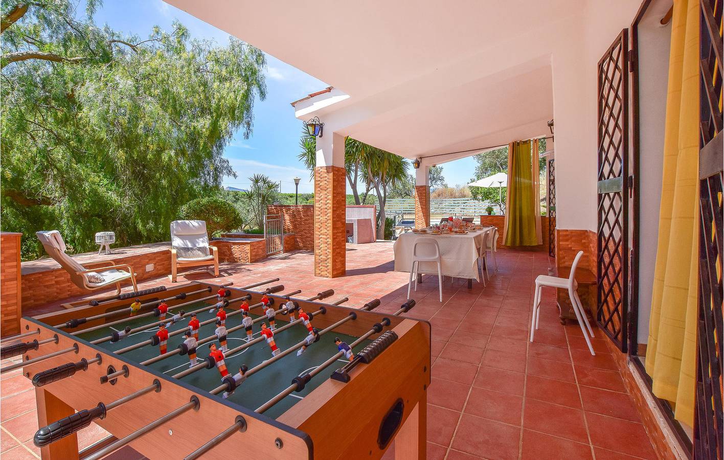 Meerblick-Retreat: 140qm mit Klimaanlage, Parkplatz, Pool in der Nähe des El Pam Pam Strandes in Partinico, Palermo Provinz