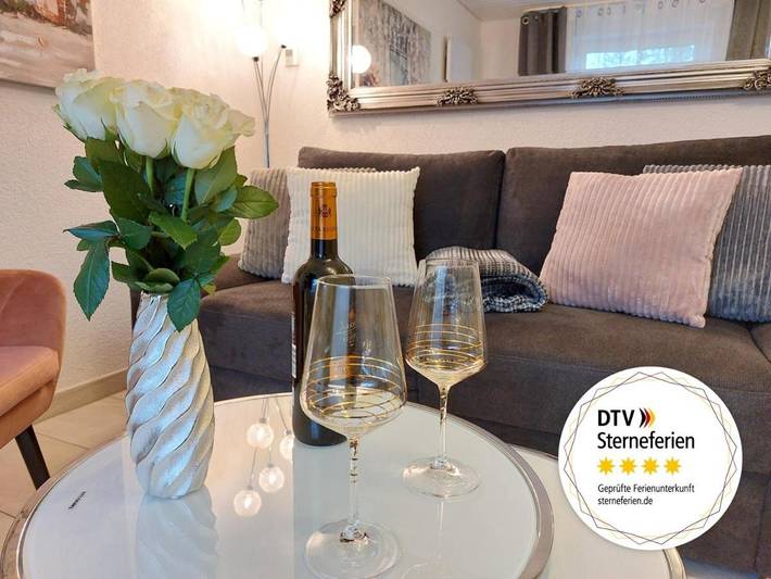 Appartement de vacances pour 4 personnes, avec jardin