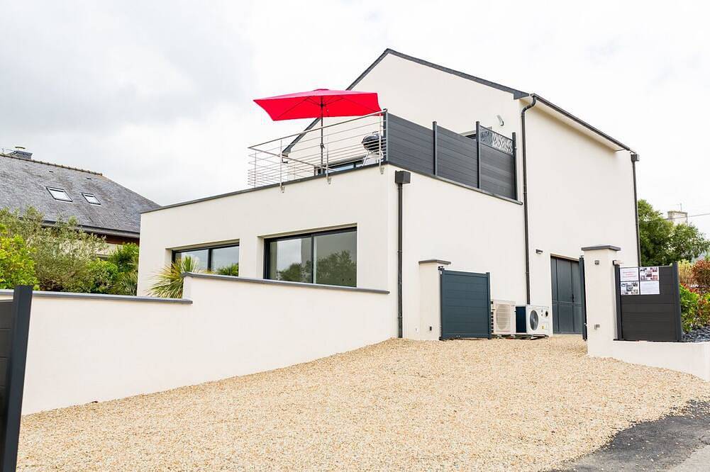 Villa Surcouf 5 stars - sea view - private pool and beach 200m away in Roscoff, Ceinture Dorée