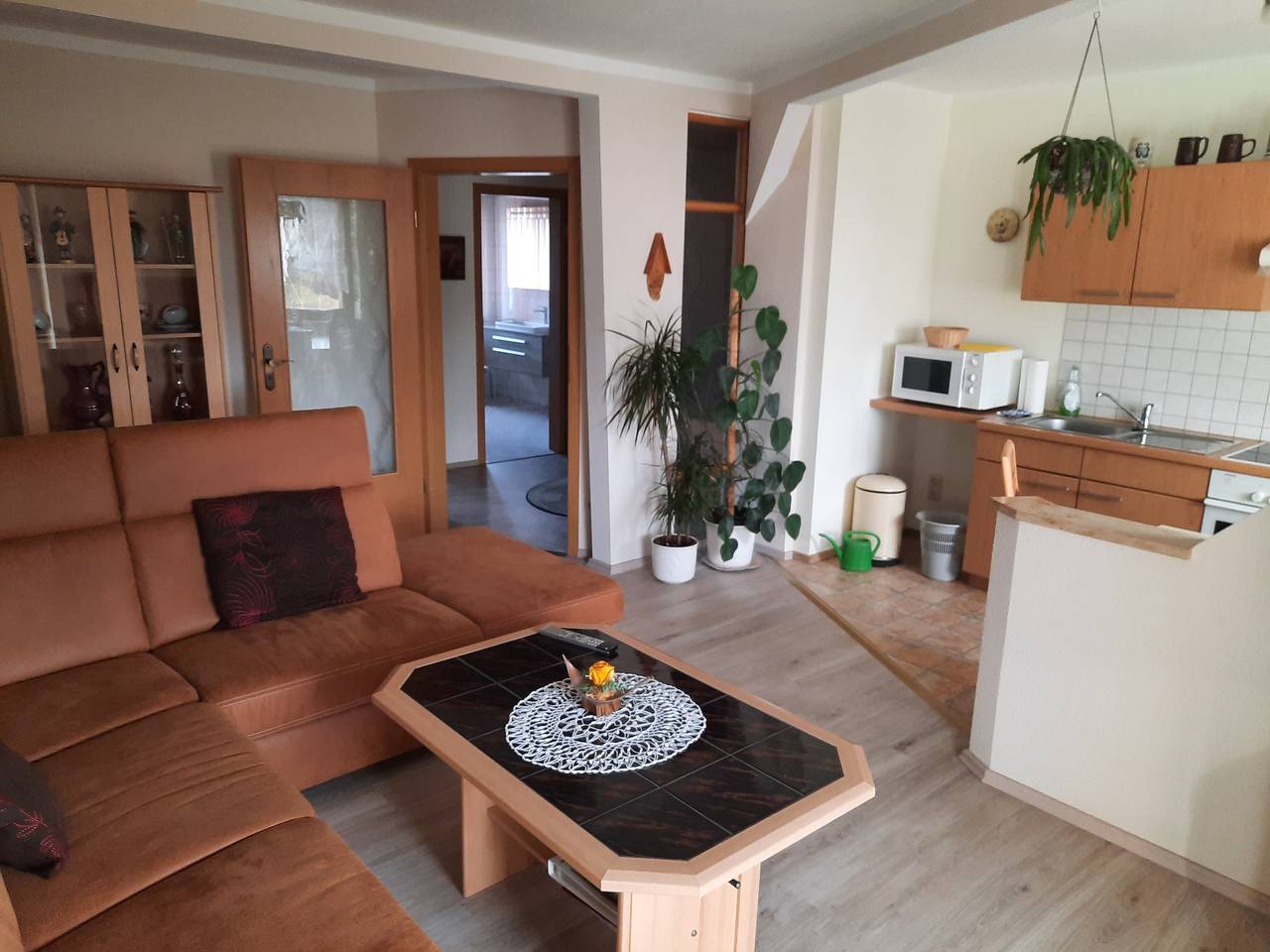 Ganze Wohnung, Ferienwohnung 'Börner' mit Bergblick und Wi-Fi in Frauenstein, Chemnitz und Umgebung