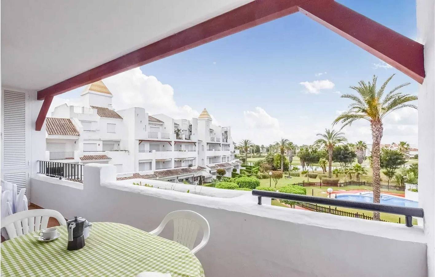 Ganze Wohnung, Charmante Wohnung in Rota mit Garten- und Seeblick, 81 m² in Costa Ballena, Rota