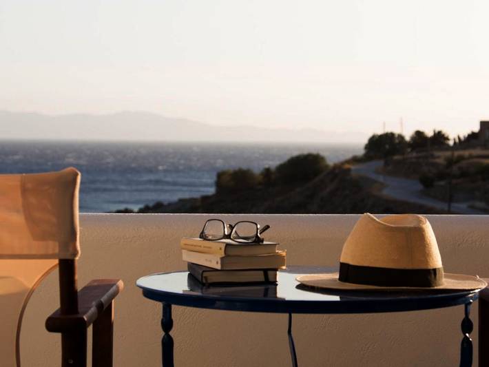 Appart’hôtel pour 2 personnes, avec Balcon et Terrasse ainsi que Jardin et Vue