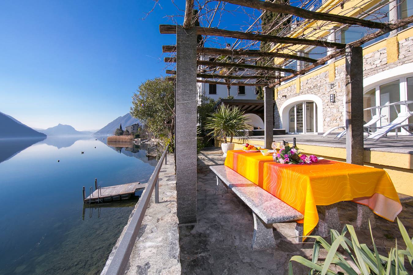 Villa Lugano Lakefront in Cressogno, Valsolda