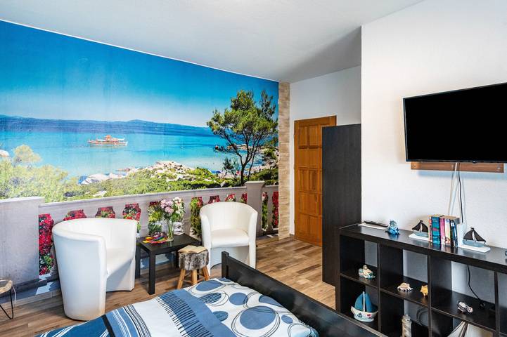 Studio entier, Appartement 'Charmante 32 M² Ferienwohnung' avec terrasse partagée et Wi-Fi in Barth, Vorpommern-Rügen