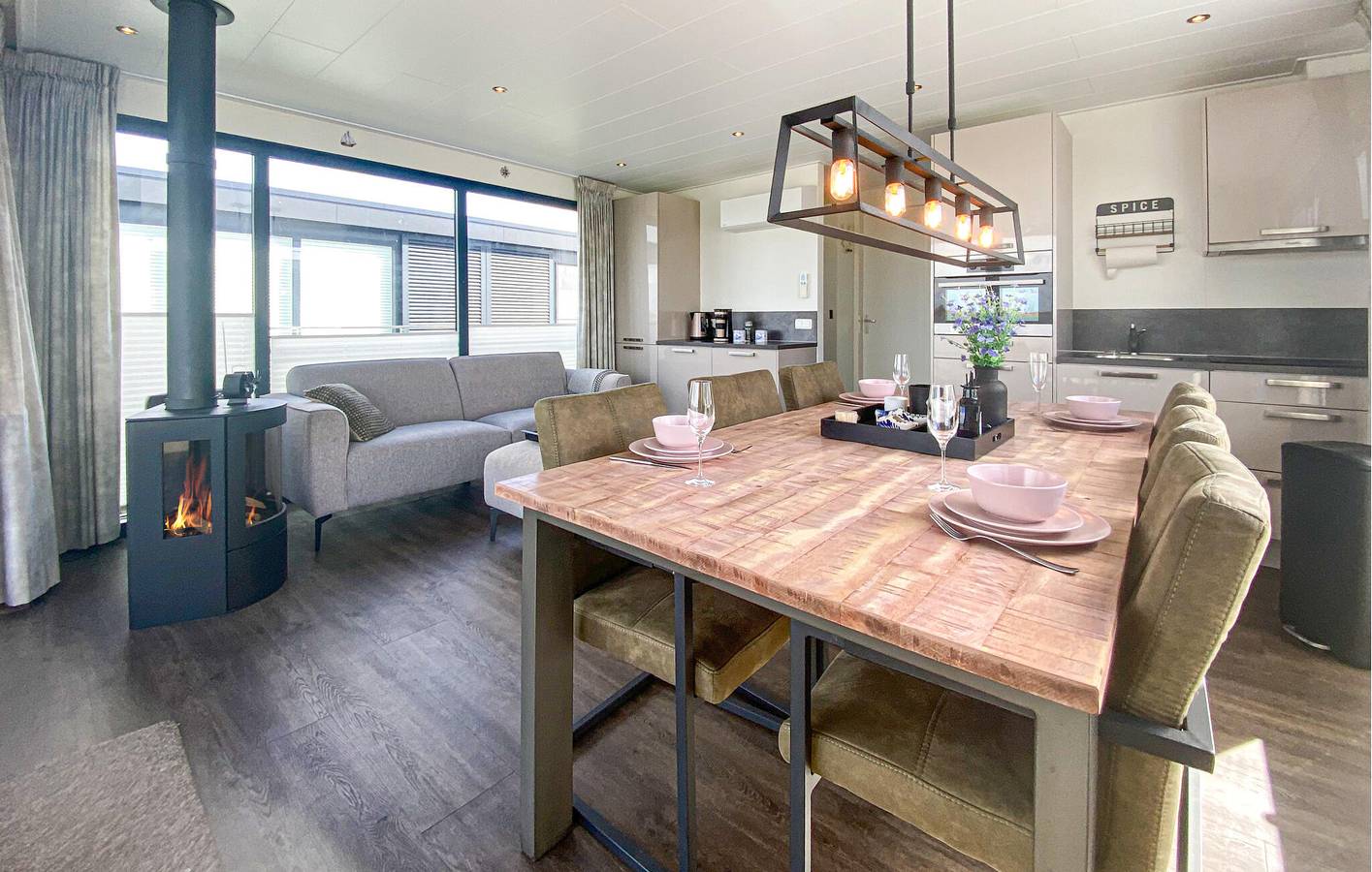 Hausboot für 5 Personen mit Seeblick in Lelystad, Markermeer