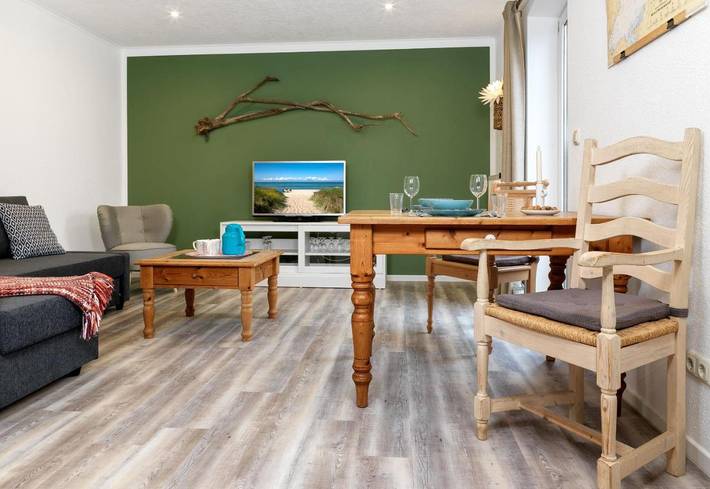 Ferienwohnung für 3 Personen, mit Terrasse und Garten