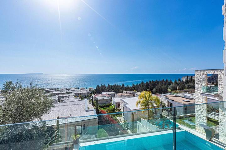 Appartement de vacances pour 6 personnes, avec Balcon ainsi que Terrasse et Vue