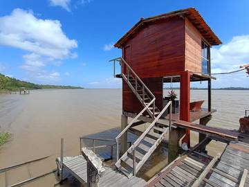 Maison d’hôte pour 2 personnes, avec vue ainsi que vue sur le lac et jardin à Belém