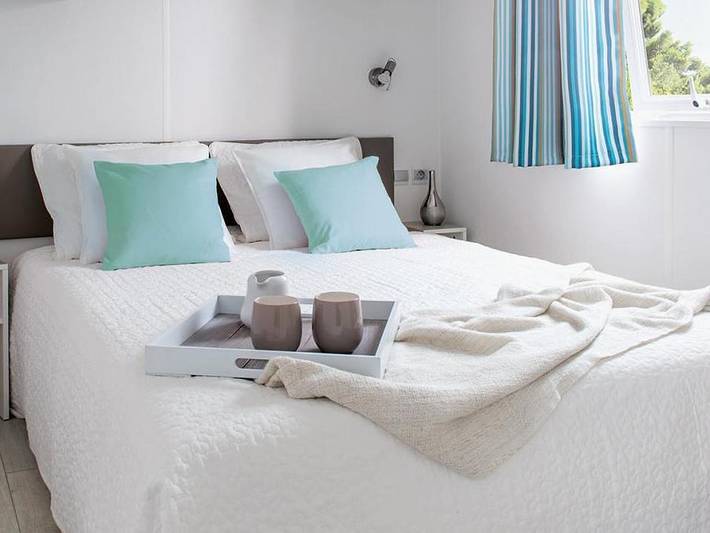 Mobil home pour 6 personnes, avec bassin pour enfant à Brem-sur-Mer - 3