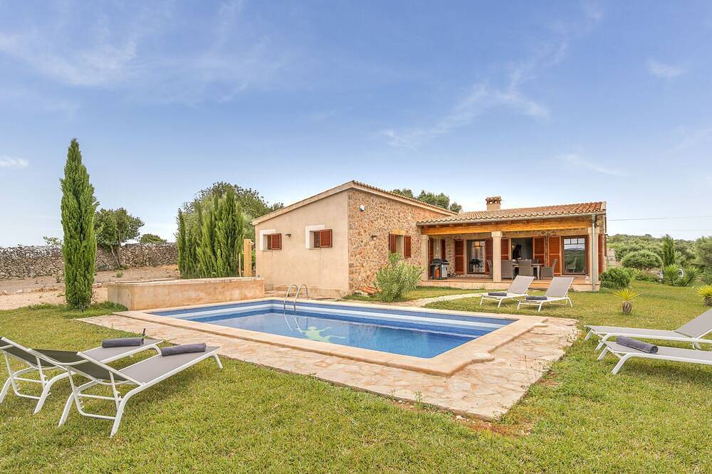 Casa Otoño - Naturstein Finca mit privatem Pool zwischen Sineu und Ariany in Sineu, Mallorca Inselmitte