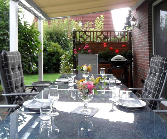 Appartement de vacances pour 5 personnes, avec jardin