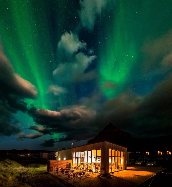 Casa de huéspuedes para 10 personas, con terraza en Islandia