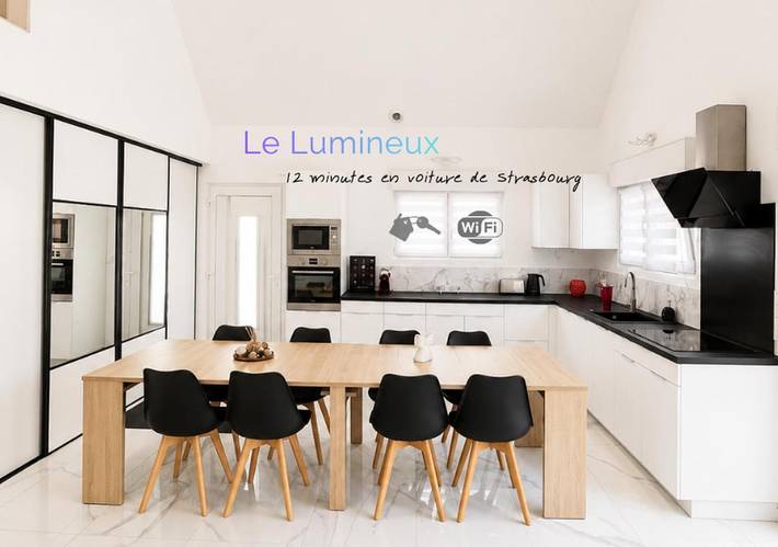 Location de vacances pour 10 personnes, avec Terrasse à Reichstett