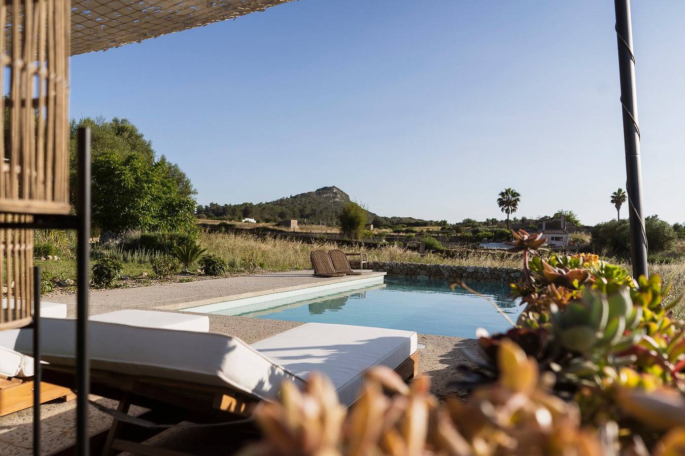 Luxuriöse Öko-Ferien-Finca, mit atemberaubendem Panoramablick auf das Tramuntana-Gebirge in Sineu, Mallorca Inselmitte