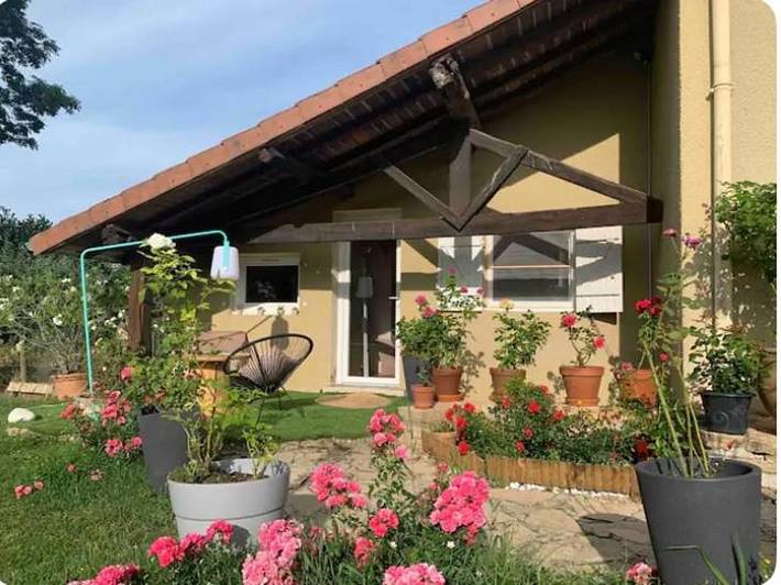 Chambre d’hôte pour 2 personnes, avec vue et jardin