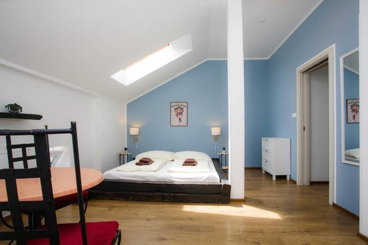 Hostel dla 4 osób, z taras w Czeskie Budziejowice