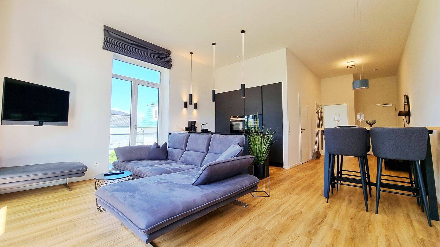 Ganze Wohnung, Ostsee Ferienwohnung Schöne Aussichten in 1. Reihe und nur 30m zum Strand in Kalifornien (Ostsee), Schönberg