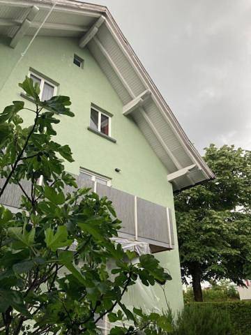 Ferienwohnung für 4 Personen, mit Garten und Ausblick