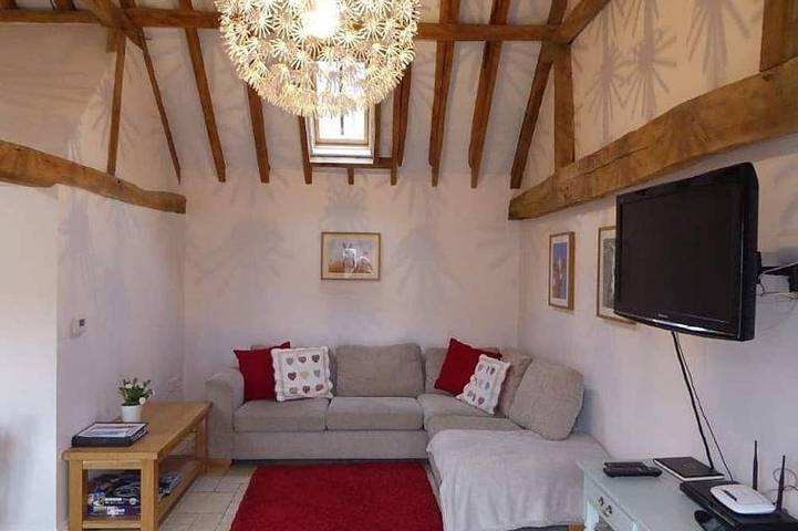 Apple Pye - umgebaute Scheune in einem attraktiven Innenhof auf unserer Familien-Stockfarm in Melchet Park and Plaitford, Hampshire