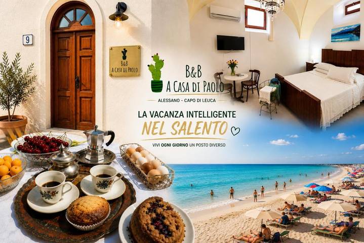 B&b per 3 persone, con giardino a Alessano