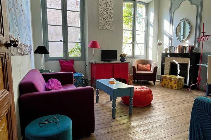 Maison de vacances pour 12 personnes, avec Balcon et Jardin