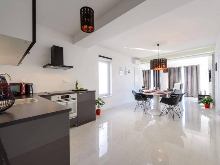 Ganze Wohnung, Apartments Villa Capitano - Two Bedroom Apartment with Balcony and Sea View (Crni) in Mlini, Dubrovnik-Neretva