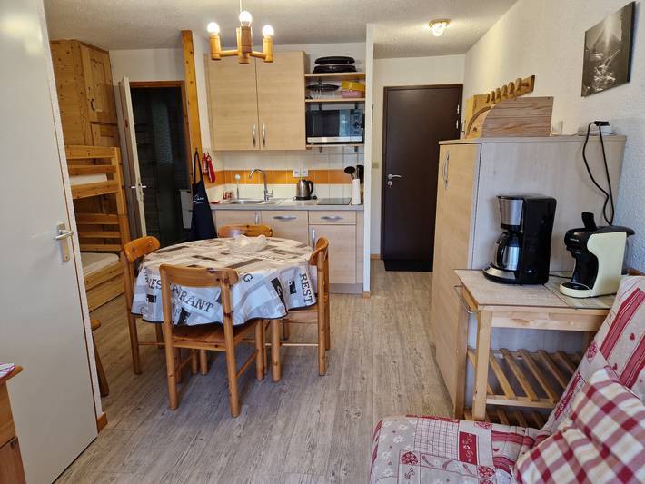 Apartamento entero, Encantador apartamento reformado en Montalbert, a pie de pistas in La Plagne, Aime-la-Plagne