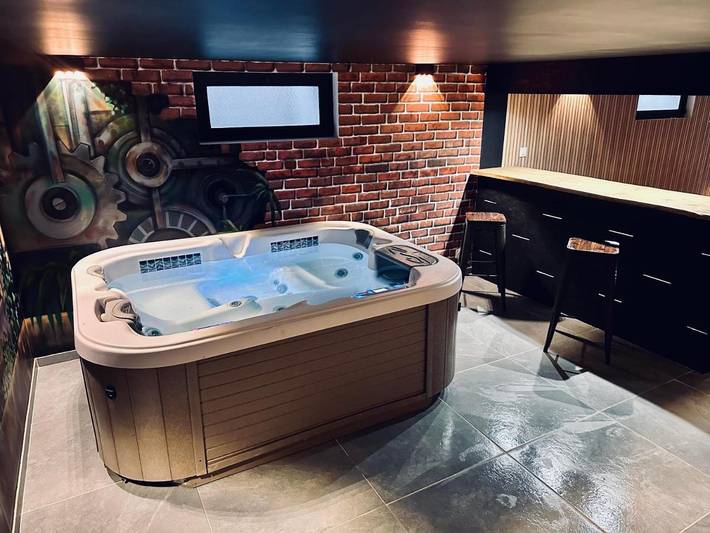 Maison de vacances pour 5 personnes, avec jardin et jacuzzi, animaux acceptés