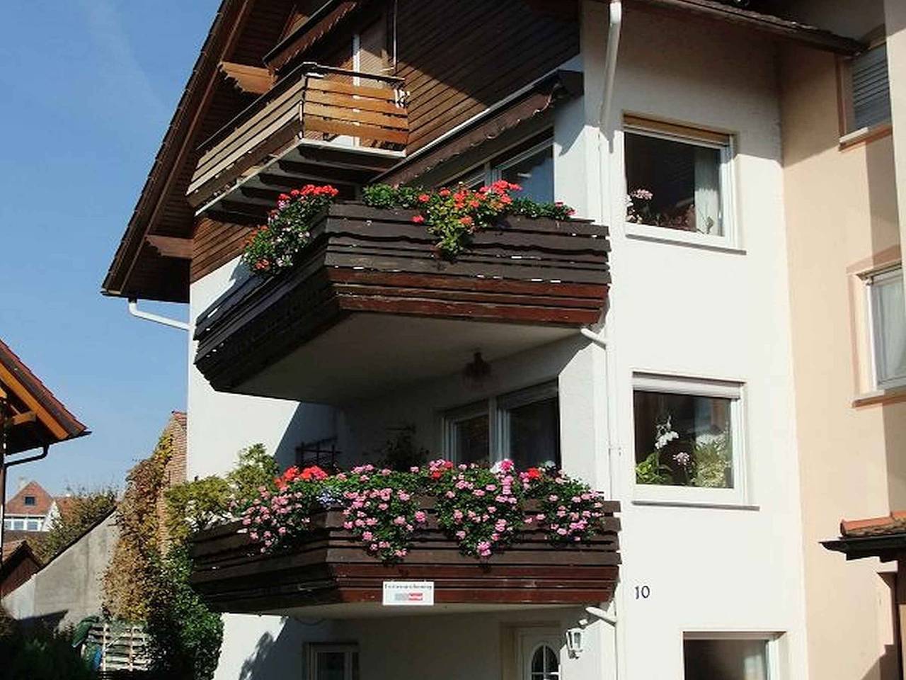 Geheel appartement, Haus Alpenblick - Vakantiewoning Happiness met balkon en wifi in Immenstaad, Immenstaad am Bodensee