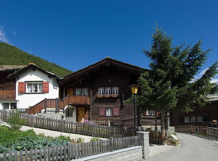 Cottage pour 3 personnes, avec terrasse à Saas-Fee