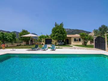 44509 - Finca Tabou in Selva, Mallorca Inselmitte für 7 