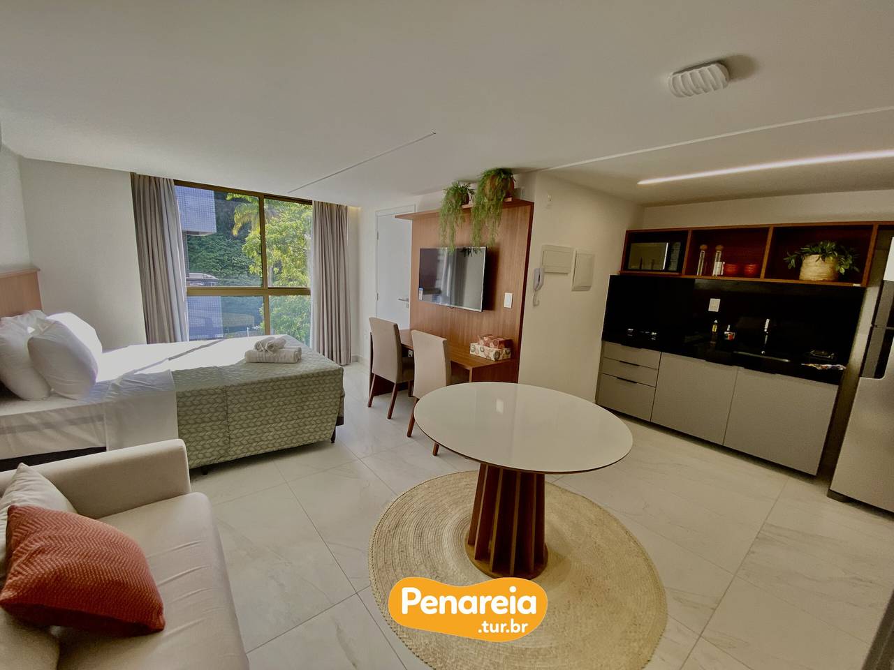 Geheel appartement, Vakantieappartement voor 4 personen met zwembad in Cabo Branco, João Pessoa (gemeente)