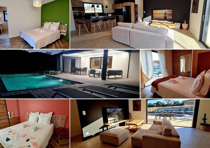 Villa pour 7 personnes, avec vue ainsi que piscine et jardin à Figari - 2