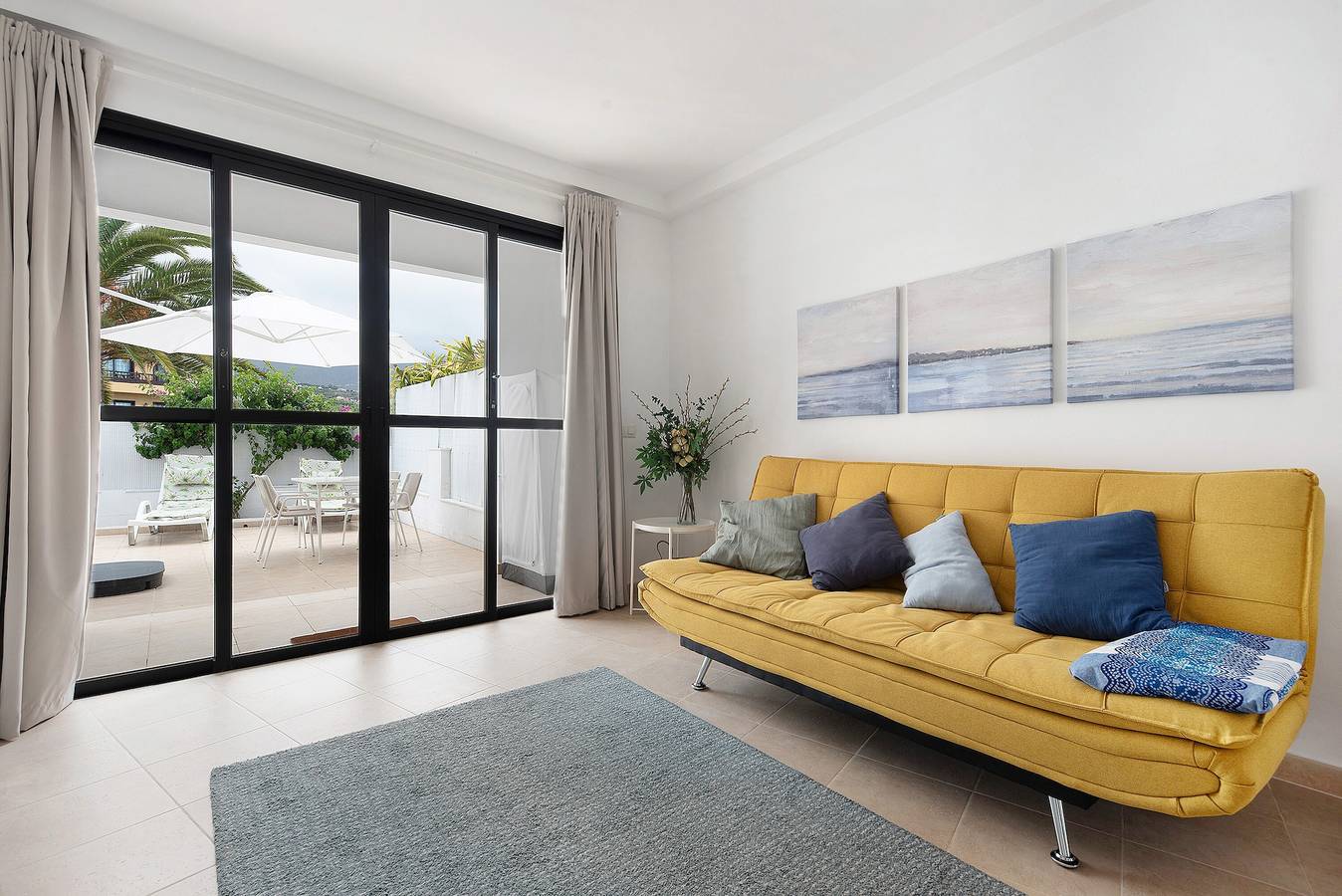 Appartement entier, Maison de vacances "Puerto Hills" avec vue sur les montagnes, piscine partagée et Wi-Fi in Playa Jardin, Puerto de la Cruz
