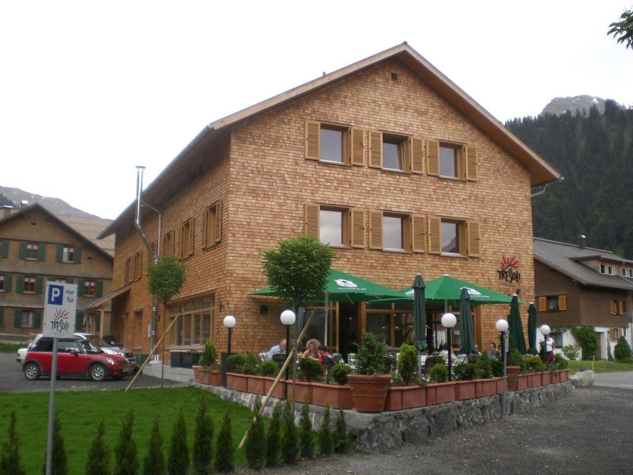 Tre Soli Appartements Restaurant in Schoppernau, Bregenzerwald