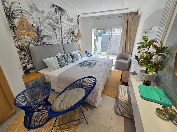 Gîte pour 2 personnes, avec piscine et terrasse à Moulay Bousselham