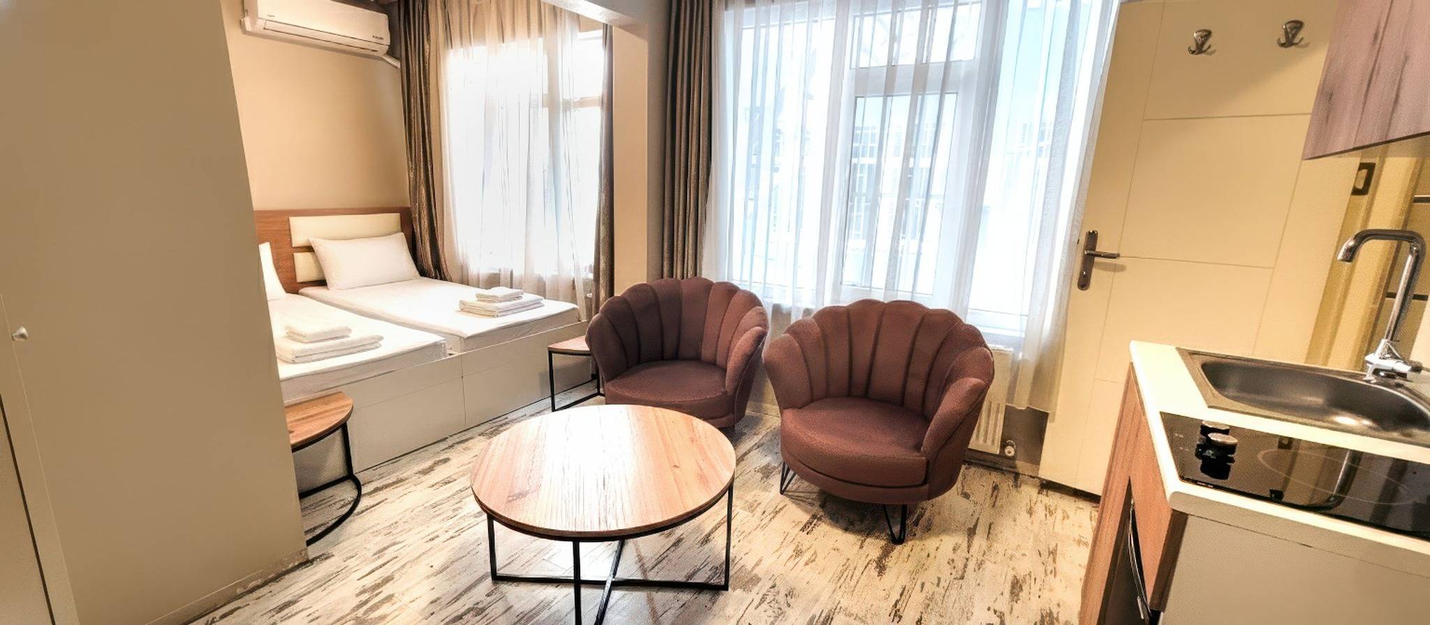 Hel studio-lejlighed, Central Studio Beşiktaş 3 comfortable Beds in Vişnezade Mahallesi, Istanbul