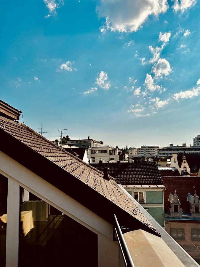 Ferienwohnung für 4 Personen, mit Balkon und Terrasse sowie Ausblick