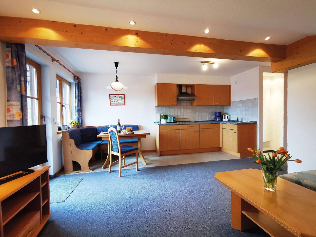 Ganze Ferienwohnung, Haus Waldesruh - Ferienwohnung 1 in Langenwang, Fischen