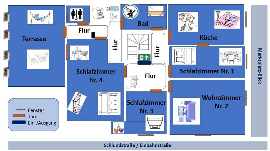 Ferienwohnung Heintz - Ferienwohnung mit 3 Zimmern in Bad Königshofen i.Grabfeld, Rhön-Bayern