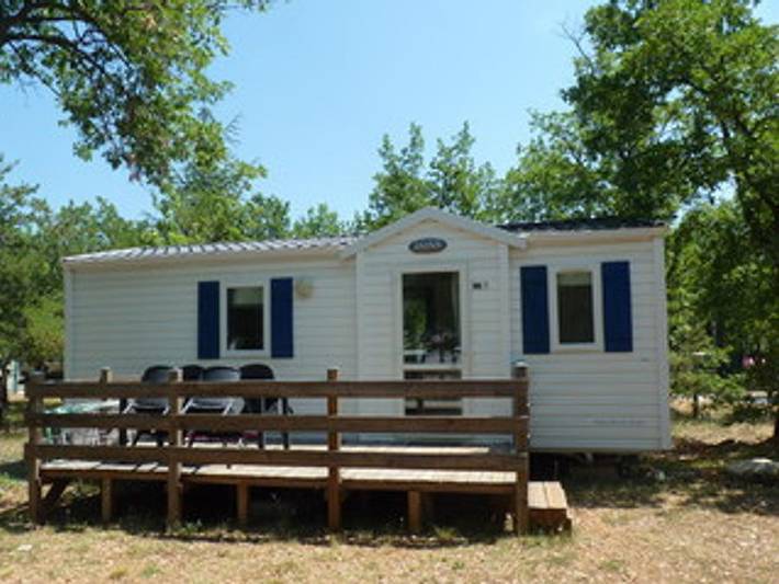 Flower Camping Jas du Moine - Mobilhome 4 personas - Confort, 2 habitaciones in Salignac, Forcalquier region